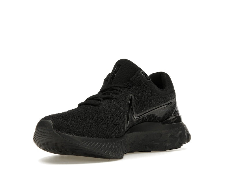 Nike React Infinity Run Flyknit 3 Triple Black (Women's)