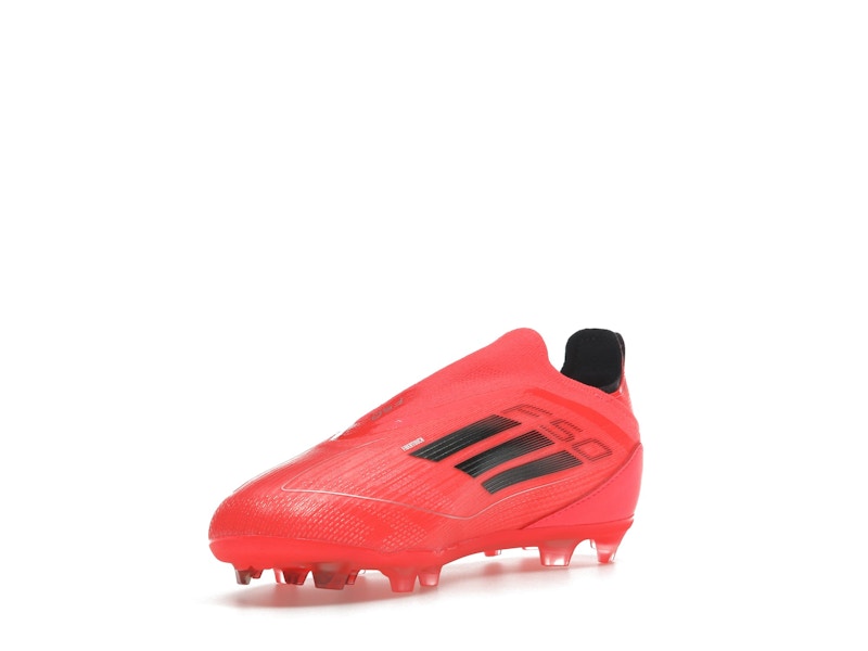 adidas F50 Pro Laceless FG Turbo Aurora Black Platinum Metallic (GS)