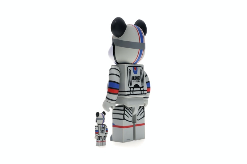 Bearbrick x Billionaire Boys Club x Mickey Mouse Astronaut 100% & 400% Set Multicolor