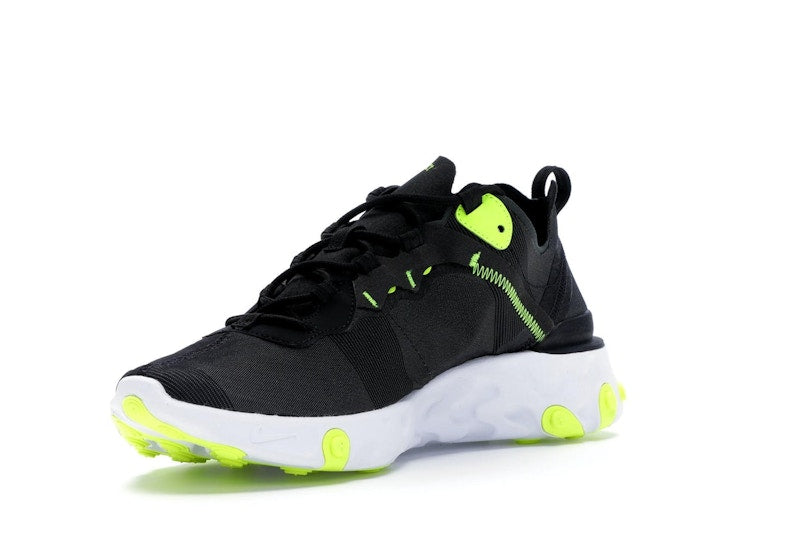 Nike React Element 55 Black Wolf Grey Volt