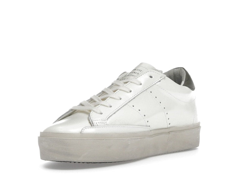 Golden Goose Hi Star White Pink Silver (Women's)