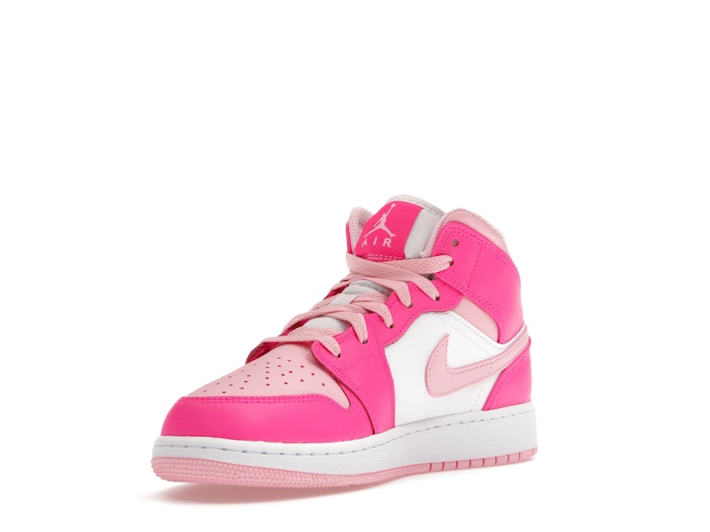 Jordan 1 Mid Fierce Pink (GS)