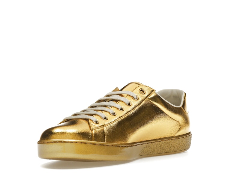 Gucci Ace Metallic Gold