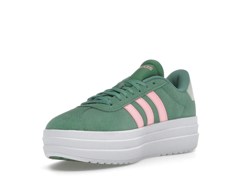adidas VL Court Bold Preloved Green Pink Spark Ivory (Women's)