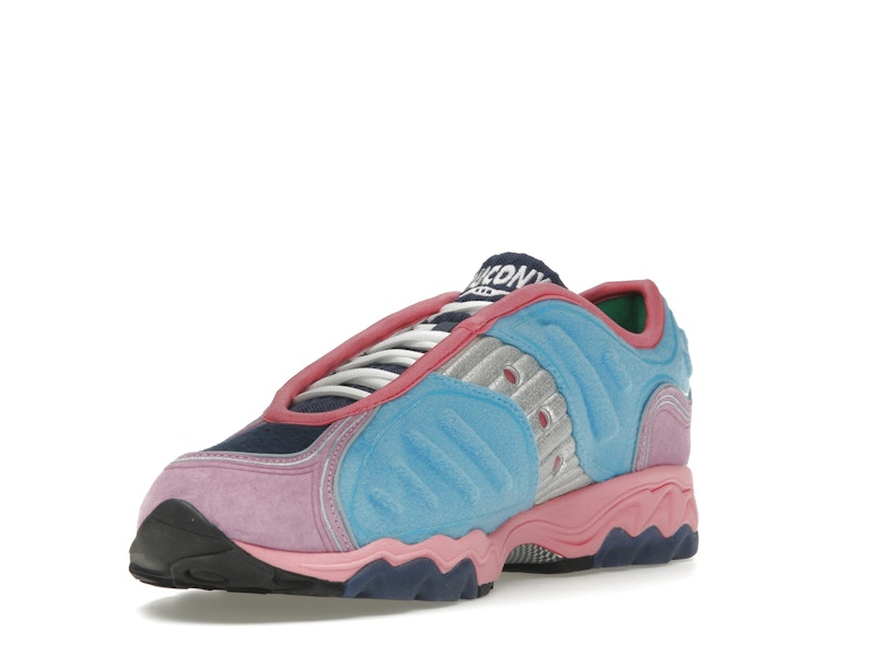 Saucony Matrix Jae Tips No Shoes In The House Blue Pink