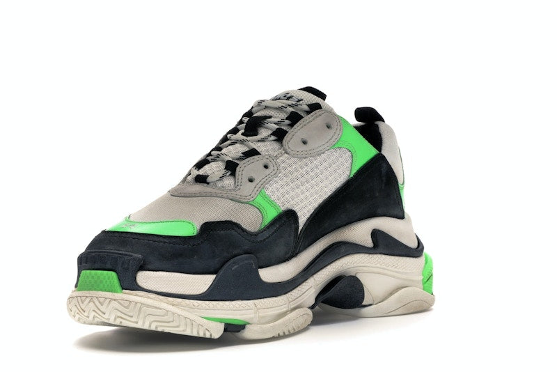 Balenciaga Triple S Mr. Porter Neon Green 2018