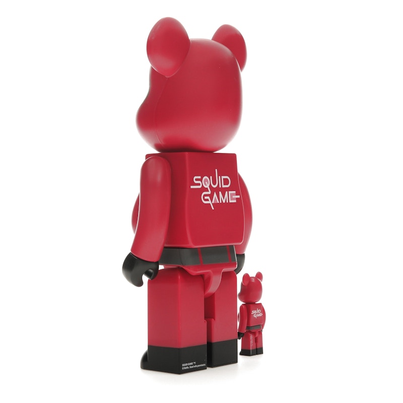 Bearbrick x Squid Game Guard (Triangle) 100% & 400% Set