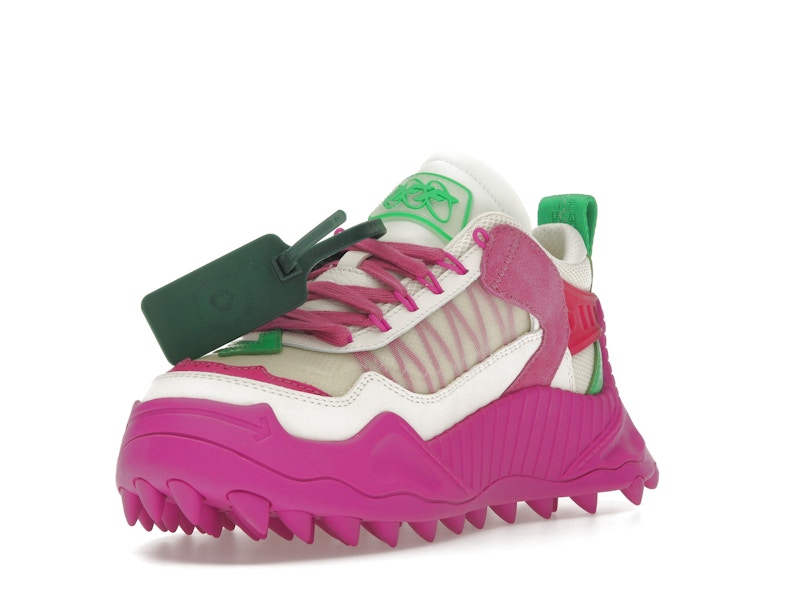 OFF-WHITE Odsy-1000 White Fuchsia Green (Women's)