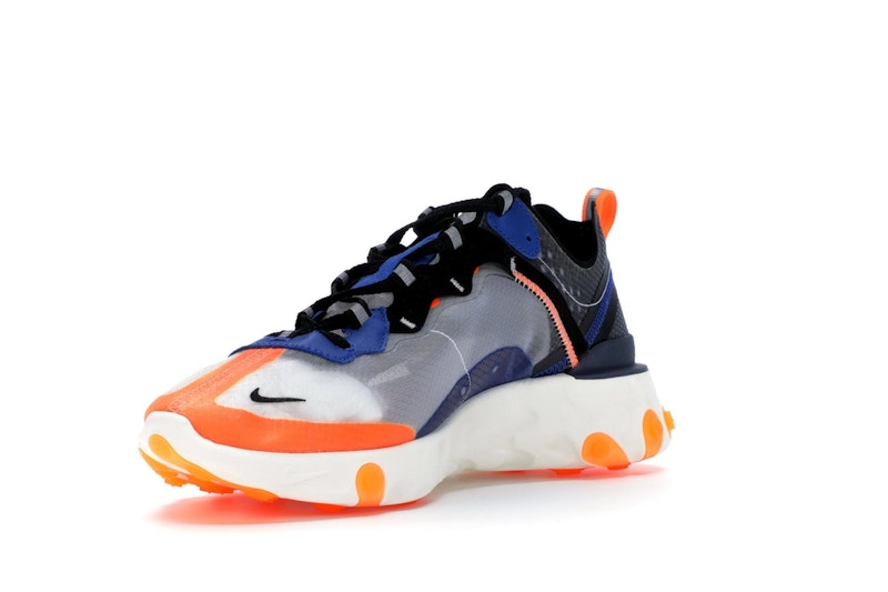 Nike React Element 87 Thunder Blue/Total Orange