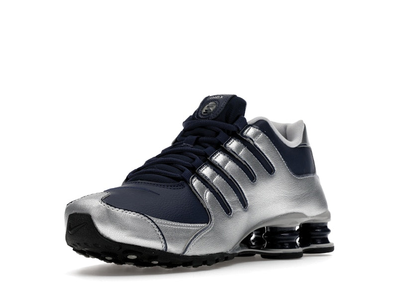 Nike Shox NZ Midnight Navy Metallic Silver