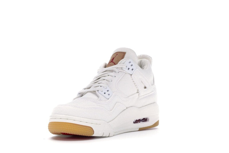 Jordan 4 Retro Levi's White (GS) (Levi's Tag)