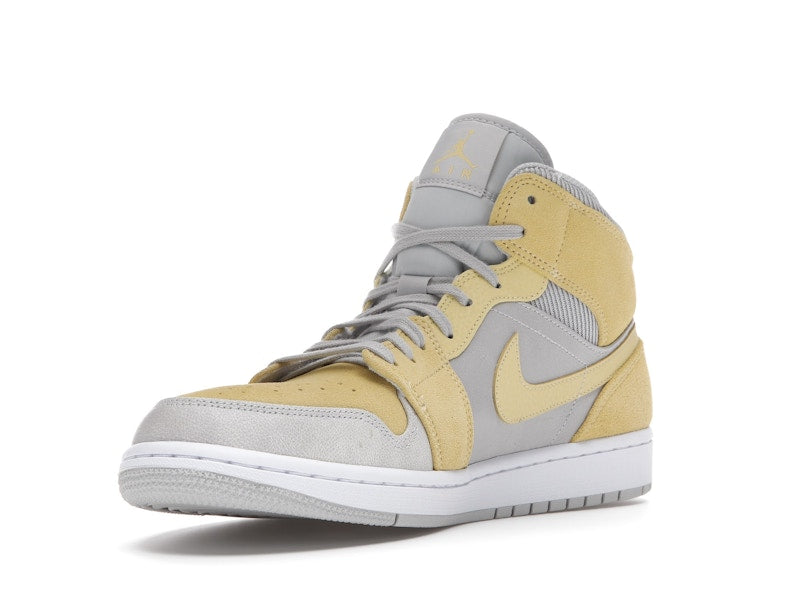 Jordan 1 Mid Mixed Textures Yellow