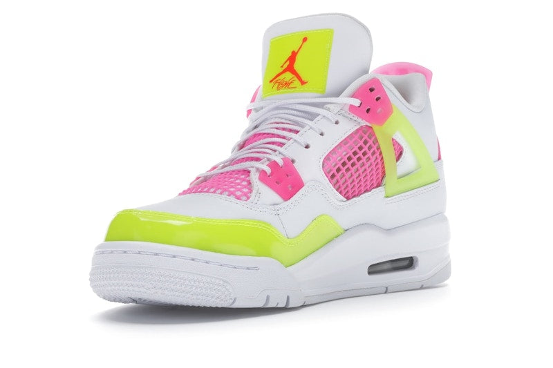 Jordan 4 Retro White Lemon Pink (GS)