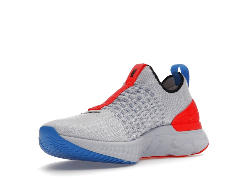 Nike React Phantom Run Flyknit 2 Football Grey Bright Crimson (Women's)