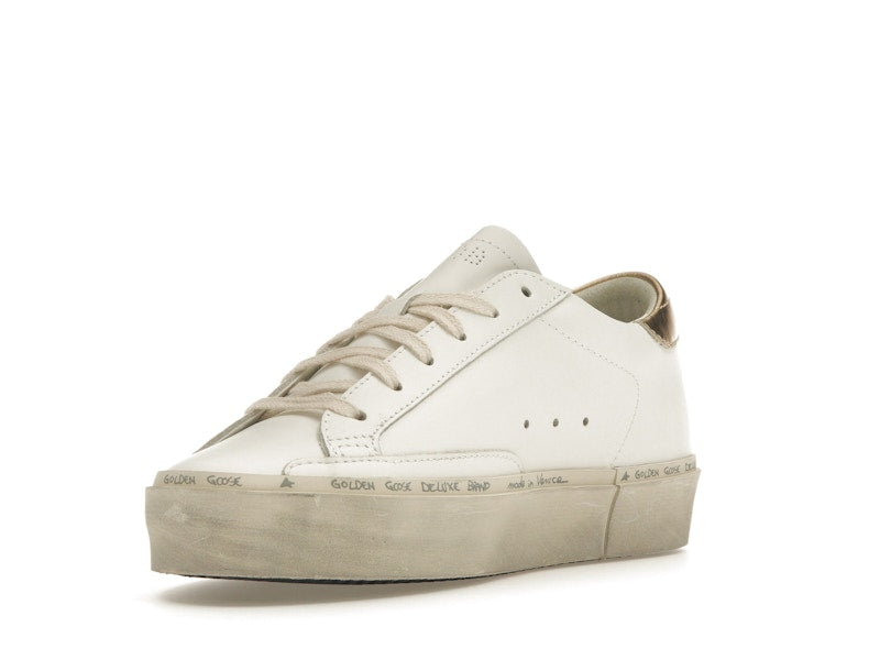 Golden Goose Hi Star White Glitter Gold (Women's)