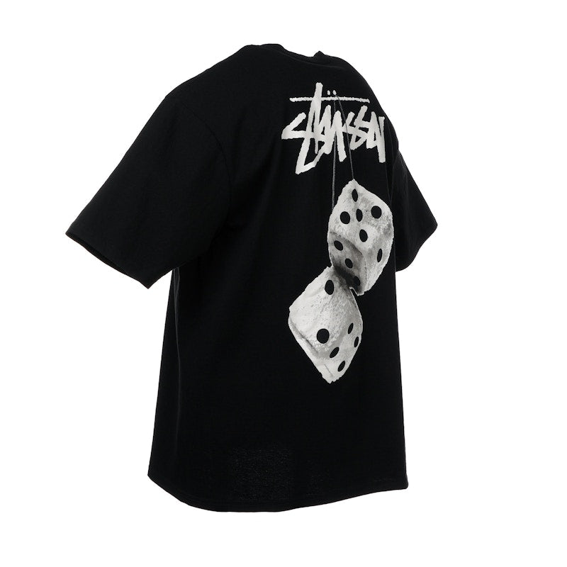 Stussy Fuzzy Dice Tee Black