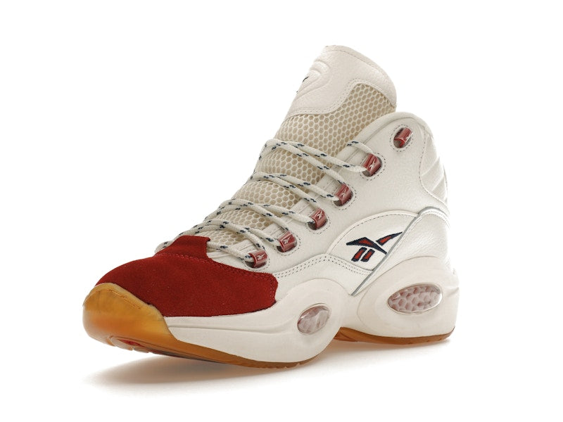 Reebok Question Mid Vintage Red Toe