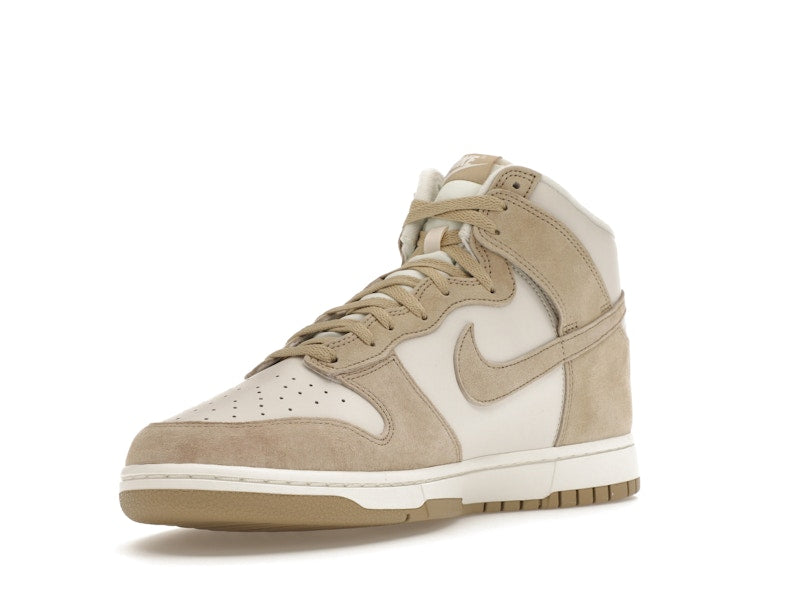 Nike Dunk High Tan Suede White