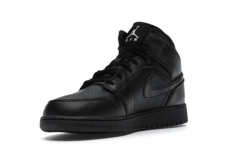 Jordan 1 Retro Mid Black (2016) (GS)