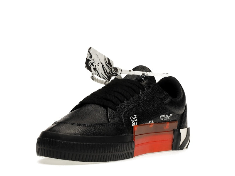 OFF-WHITE Vulc Low Leather Black White FW21