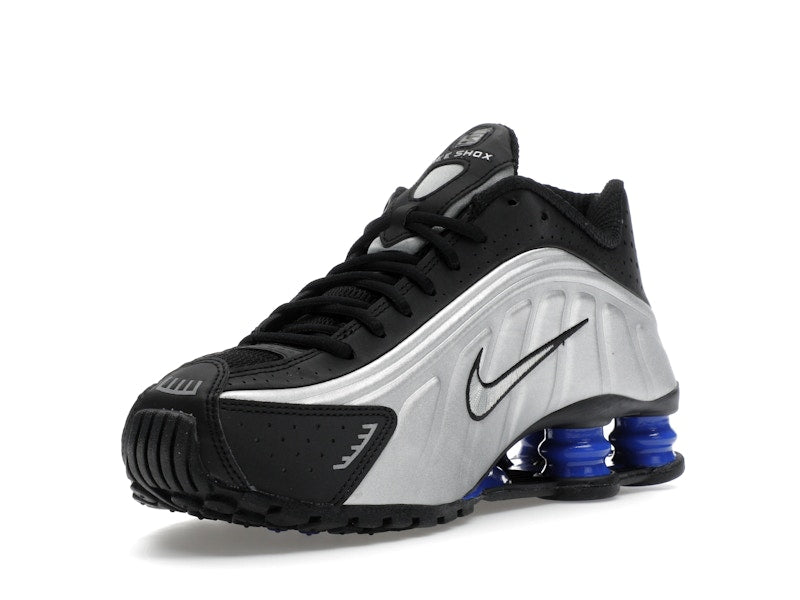 Nike Shox R4 Metallic Silver Black Racer Blue (Women's)