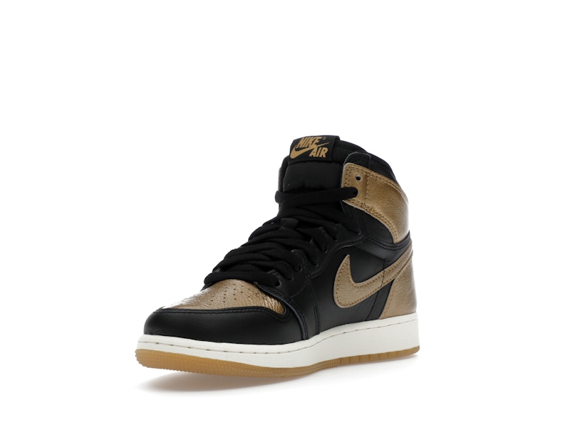 Jordan 1 Retro High OG Black Metallic Gold (GS)