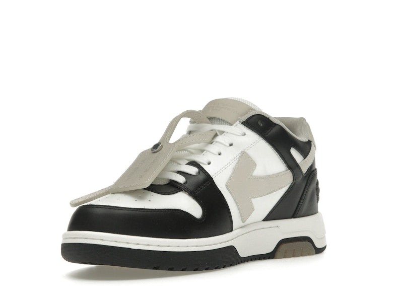 OFF-WHITE Out Of Office OOO Low Tops Black Beige