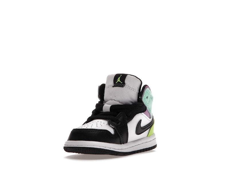 Jordan 1 Mid Pastel Black Toe (TD)