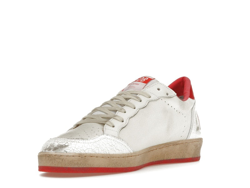 Golden Goose Ball-Star Low White Red