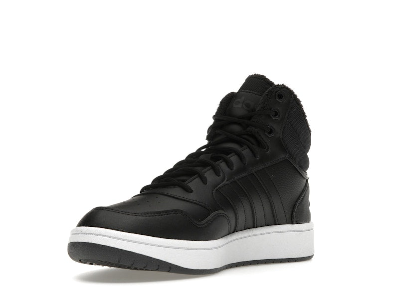 adidas Hoops 3.0 Mid Classic Fur Lining Winterized Core Black Cloud White