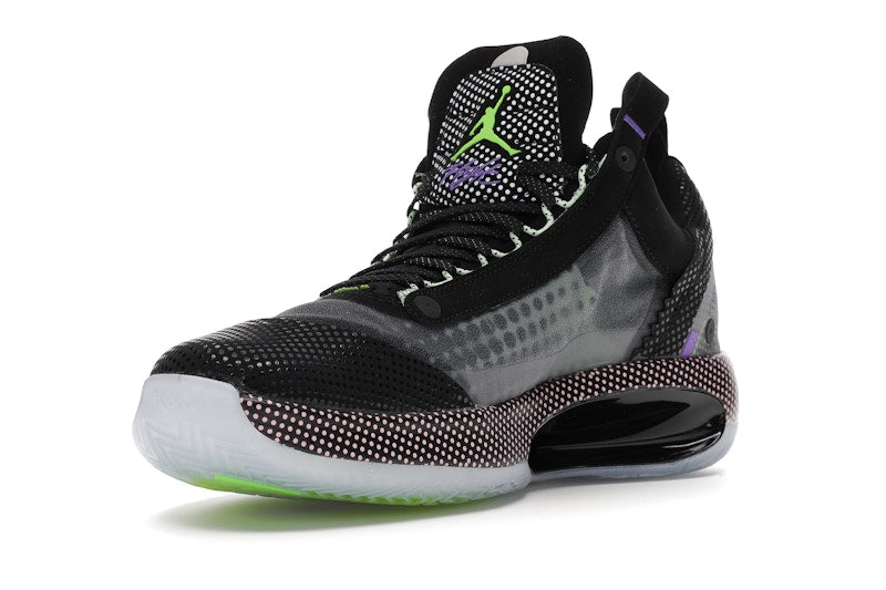 Jordan XXXIV Low Black Vapor Green Bleached Coral