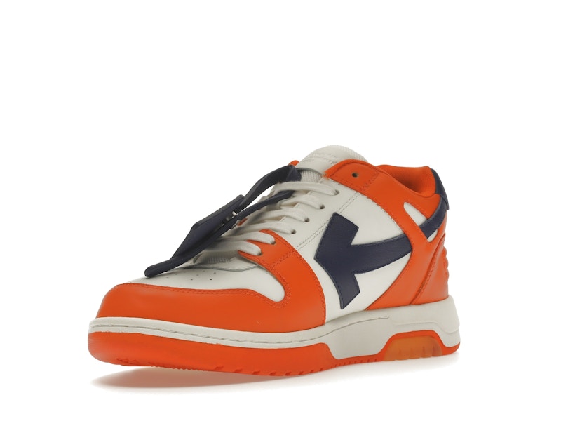 OFF-WHITE Out Of Office OOO Low Tops White Orange Blue