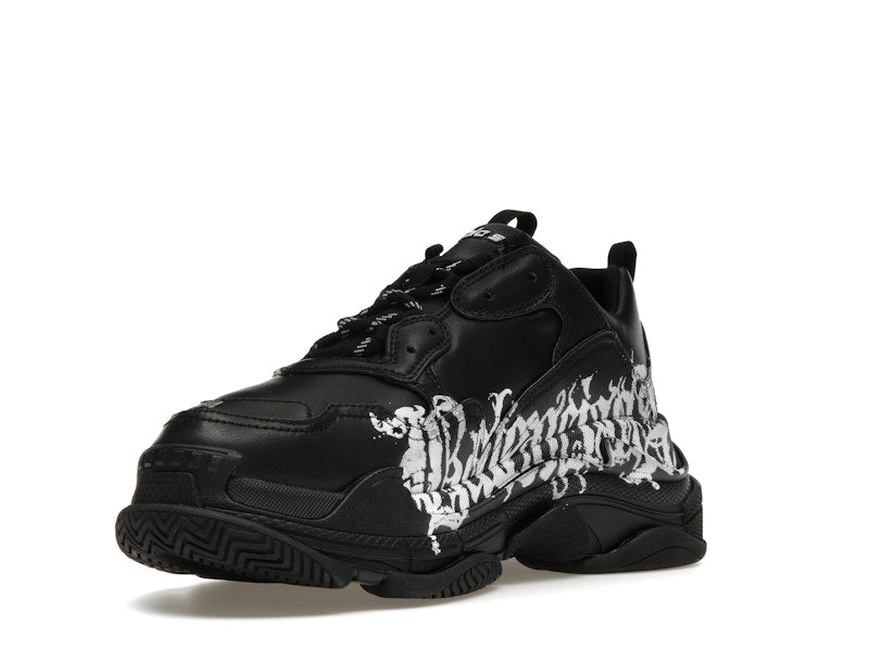 Balenciaga Triple S DIY Metal Artwork Black