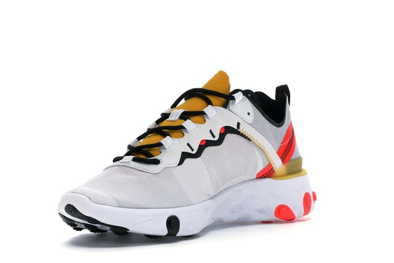 Nike React Element 55 White Black Crimson Gold