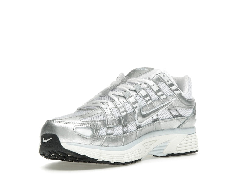 Nike P-6000 White Blue Tint Sail Metallic Silver (Women's)