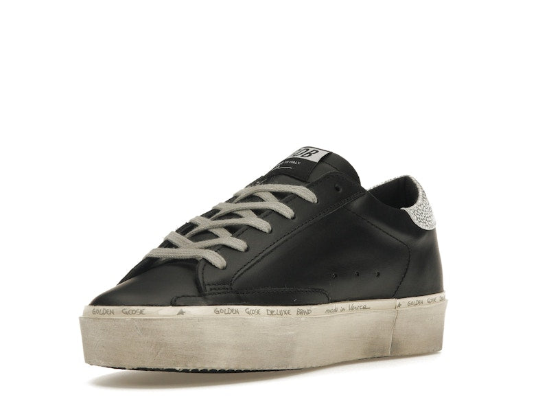 Golden Goose Hi-Star Black Silver (Women's)