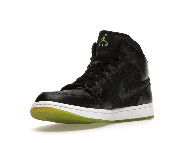Jordan 1 Phat Black Action Green