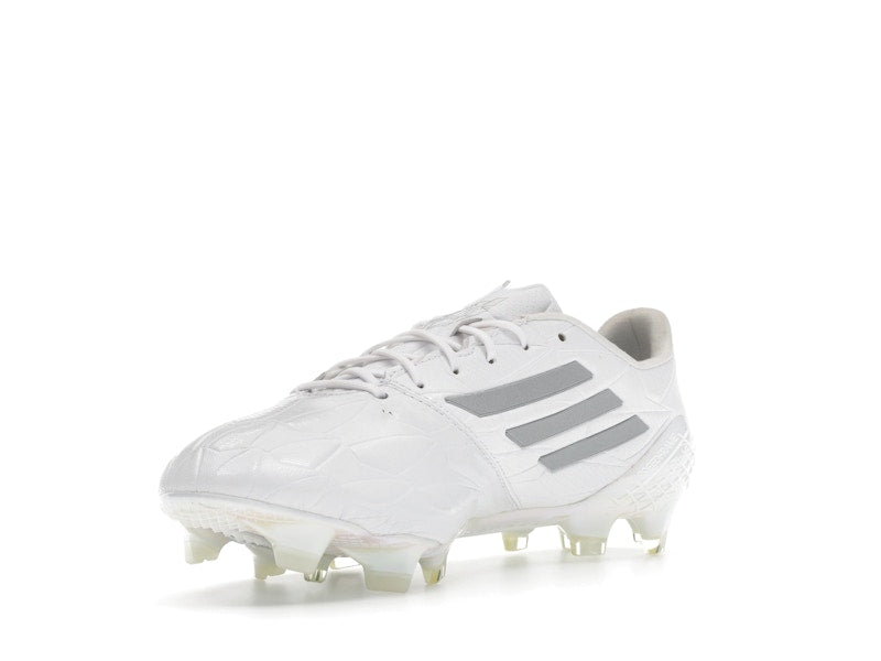 adidas Adizero F50 4 Leather FG White Silver Metallic