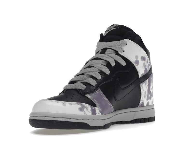 Nike Dunk High Splatter Black White Purple (Women's)