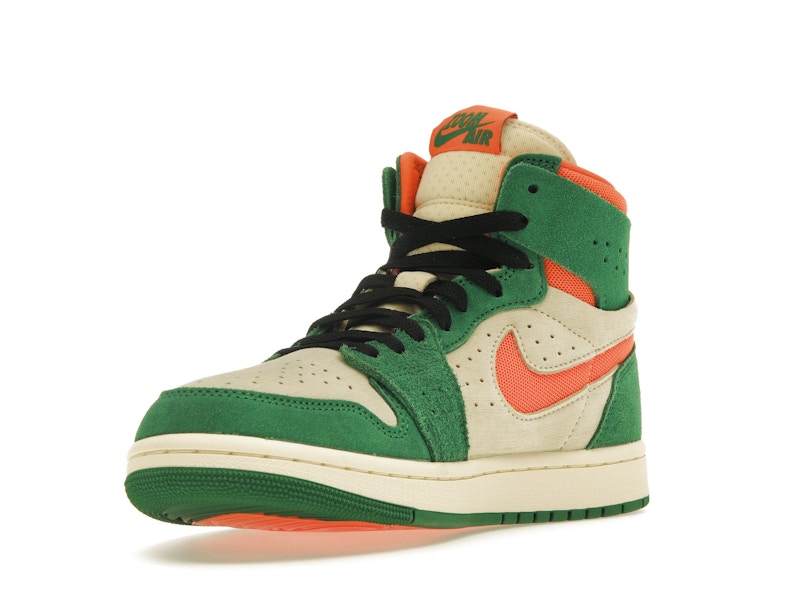 Jordan 1 High Zoom Air CMFT 2 Pine Green Orange Blaze (Women's)