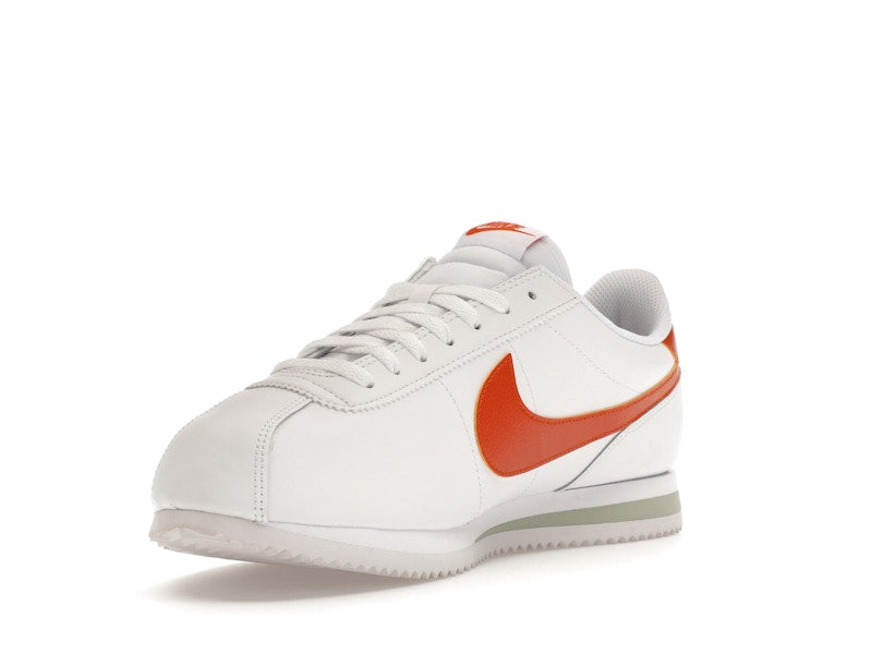 Nike Cortez White Campfire Orange