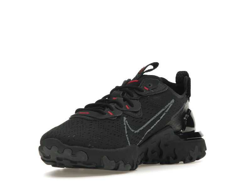 Nike React Vision Black Grey Swoosh