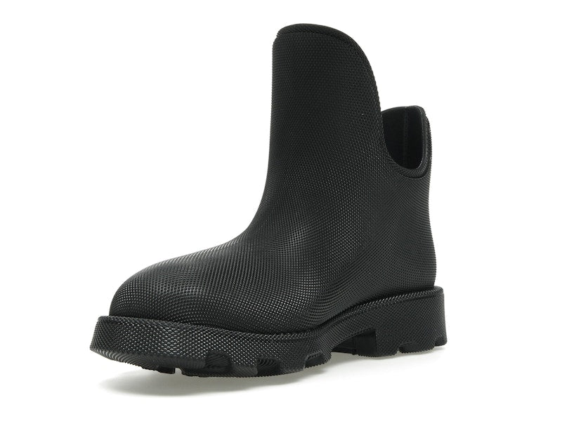 Burberry Marsh Round-Toe Ankle Boots Black