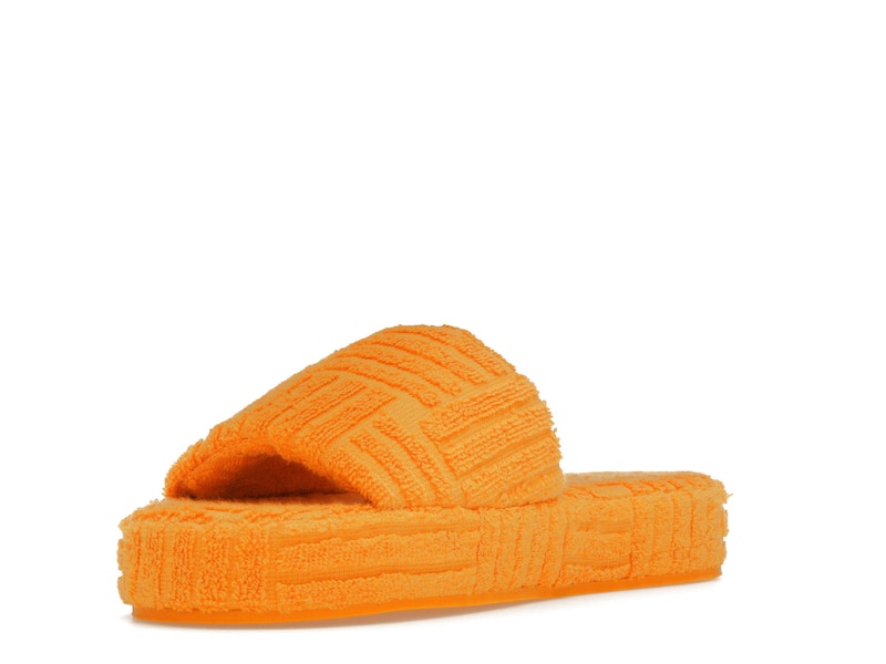 Bottega Veneta Resort Sponge Slide Tangerine