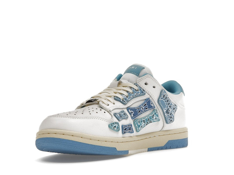 AMIRI Skel Top Low Bandana White Light Blue