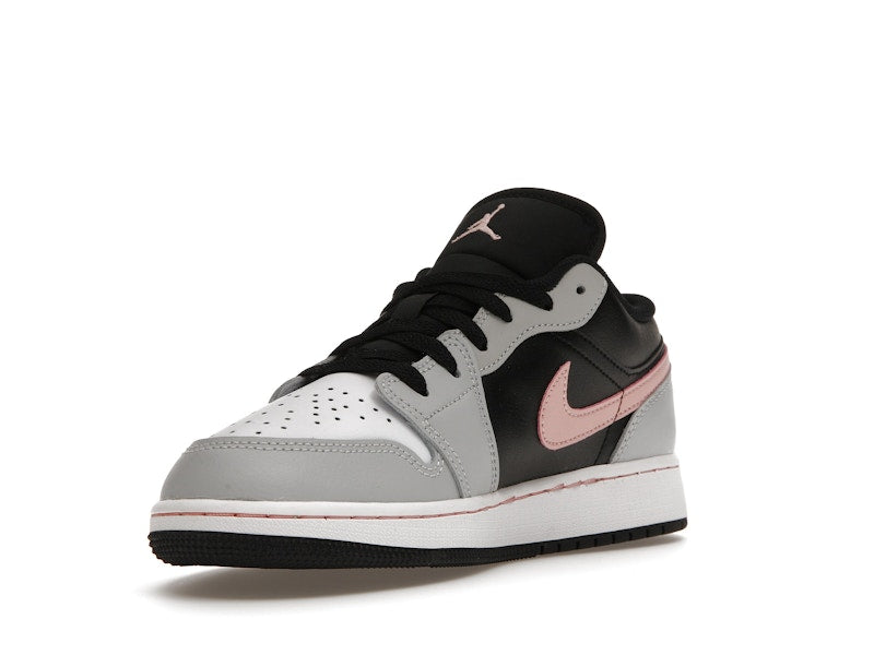 Jordan 1 Low Black Grey Pink (GS)