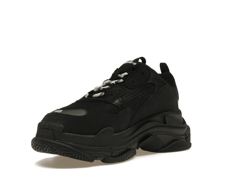 Balenciaga Triple S Black White Laces
