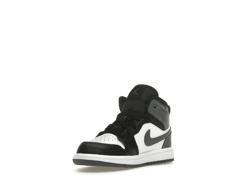 Jordan 1 Mid Black White Iron Grey (PS)