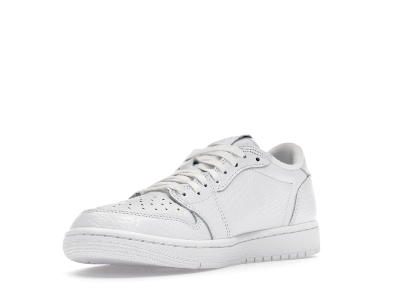 Jordan 1 Retro Low Swooshless Triple White (2025)