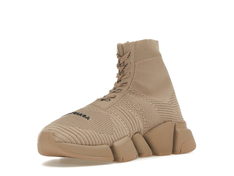 Balenciaga Speed 2.0 Lace Up Beige (Women's)